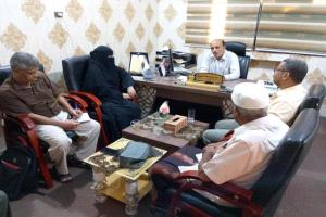 د. العمودي يلتقي رئيس مركز المعرفة للدراسات والابحاث
