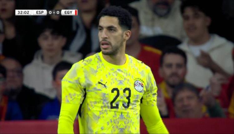 مصطفى شوبير يثير اهتمام 3 أندية إسبانية بعد ودية مصر