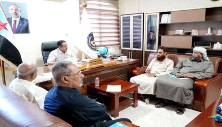 أمانة الانتقالي تطلع على خطط تطوير هيئة الفكر والإرشاد