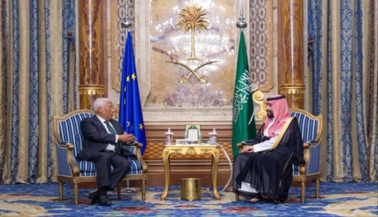 ولي العهد السعودي يلتقي رئيس المجلس الأوروبي في جدة