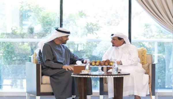 رئيس الإمارات يزور حاكم عجمان