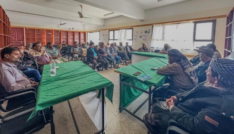 لحج / تدشين دورة تنشيطية للمدربين حول تشغيل وإدارة وصيانة وحدات الزراعة المائية 