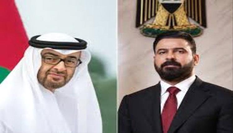 محمد بن زايد يهنئ الزيدي لتشكيله حكومة العراق الجديدة
