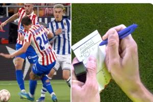 كاميرا الحكم في نهائي كأس ملك إسبانيا توثق مشهدا نادرا