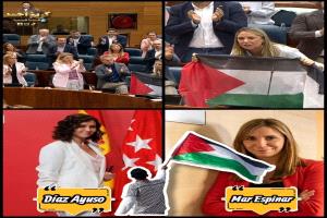 بعدما قامت رئيسة إقليم مدريد بإصدار قرارٍ بمنع رفع علم فلسـ ـطين في شوارع مدريد 