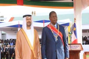 سفير الإمارات لدى أفريقيا الوسطى يحضر مراسم تنصيب الرئيس تواديرا
