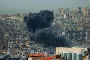غارة على ضاحية بيروت الجنوبية بعد إنذار اسرائيلي