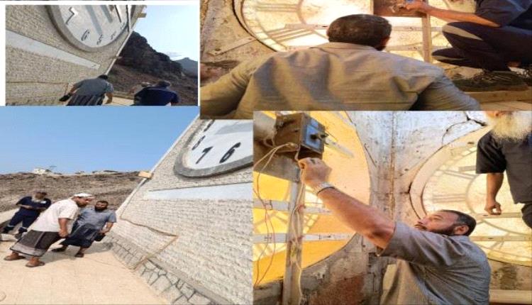 مدير عام التواهي يتفقد ساعة ليتل بنج بن وساعة السلام بجولدمور