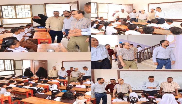 مدير عام دارسعد يدشن العام الدراسي الجديد 2026_2027 في مدارس المديرية ( صور )