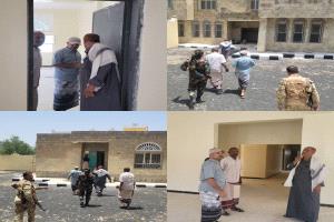 مأمور المسيمير ورئيس محكمتها يتفقدان جاهزية المجمع الحكومي والقضائي قبل افتتاحه