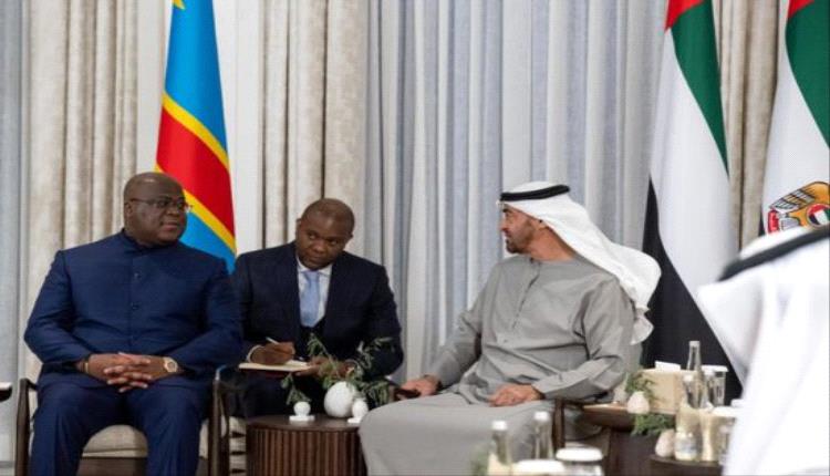 محمد بن زايد يبحث مع رئيس الكونغو سبل تعزيز العلاقات الثنائية