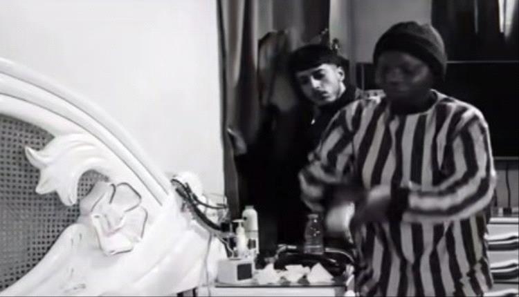 لقطات من وقائع تمثيل جريمة مقتل الفنانة هدى شعراوي على يد عاملتها المنزلية