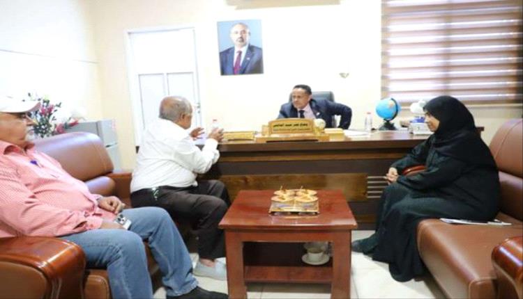 الحالمي وباحشوان يبحثان سير عمل نقابة الصحفيين الجنوبيين