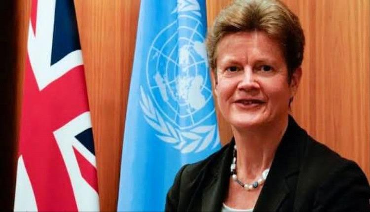 عــــاجــــل : مندوبة بريطانيا لدى الأمم المتحدة بريطانيا متجهة خلال المرحلة الجاية لتعزيز دعمها للمجلس الانتقالي الجنوبي
