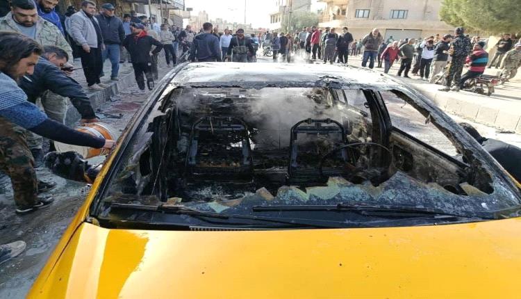 انفجار سيارة محملة بالأسلحة قرب مقام سلطان باشا الأطرش في القريا بالسويداء