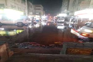 الكشف عن سبب طفح المجاري في مديرية الشيخ عثمان بعدن!