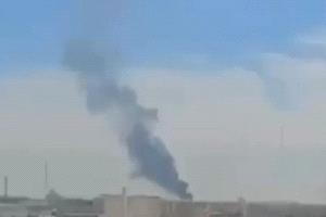 حريق هائل قرب مواقع عسكرية في طهران