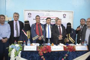 بحضور رئيس جامعة عدن،، كلية الآداب تمنح درجة الدكتوراه للباحث فهد المارمي