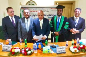 الماجستير بامتياز للقاضي صبري عطبوش من معهد البحوث والدراسات العربية بالقاهرة