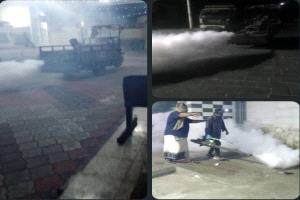 قسم صحة البيئة بمديرية التواهي ينفذ حملة رش ضبابي لليوم الثالث على التوالي