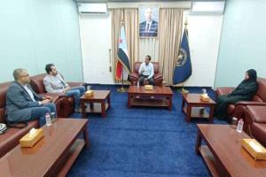 أمانة الانتقالي تبحث تعزيز التنسيق مع الصليب الأحمر