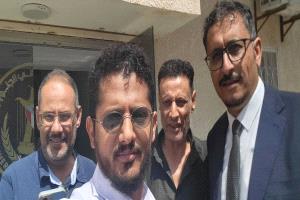 مع القائم بأعمال رئيس هيئة الإعلام والثقافة بالأمانة العامة لهيئة رئاسة المجلس الانتقالي الجنوبي