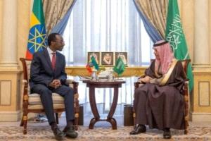 وزير الخارجية السعودي يستقبل نظيره الإثيوبي في الرياض