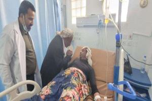 رئيس انتقالي شبوة يطمئن على جرحى فعالية إحياء يوم الشهيد