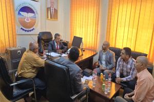 وحدة جمع المعلومات المالية وهيئة المواصفات والمقاييس تعقدان اجتماعاً تنسيقياً