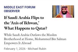 إذا انقلبت السعودية إلى « محور الإخوان »، ماذا يحدث لقطر؟
