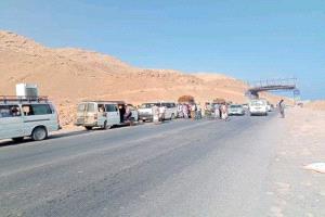 منع متظاهري بروم ميفع من التحرك إلى المكلا