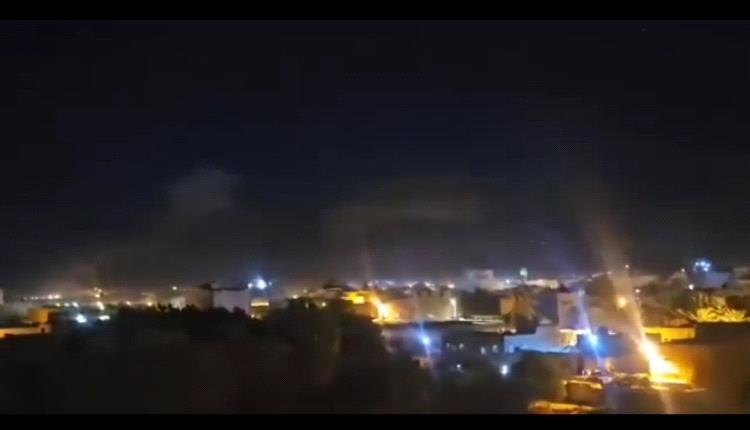 الطيران الحربي السعودي يقصف مدينة القطن