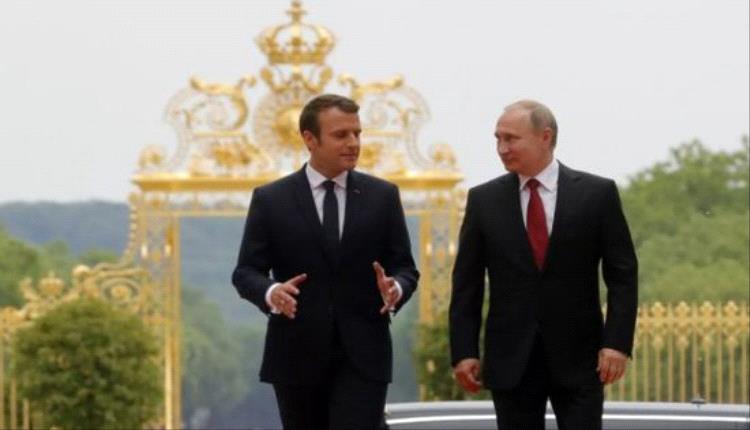 ماكرون يعتزم إجراء محادثة مع بوتين خلال الأسابيع المقبلة