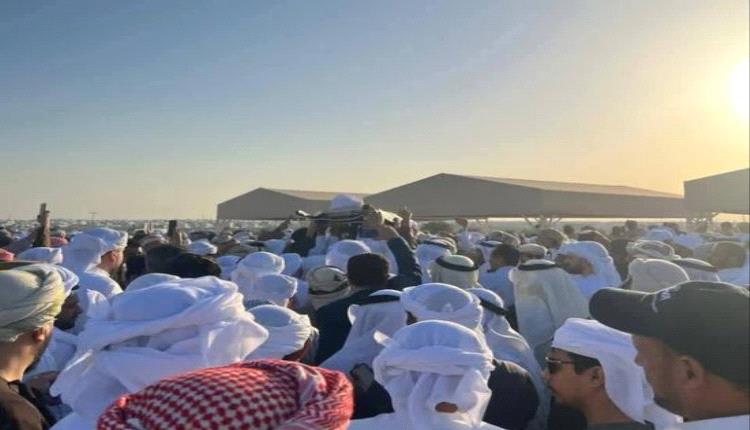 تشييع جثمان علي سالم البيض في أبوظبي