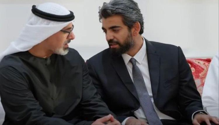 ولي عهد أبوظبي يؤدي العزاء في الزعيم الراحل علي البيض..