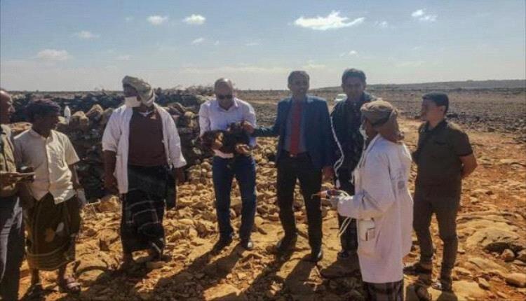 وفد وزارة الزراعة ينفذ زيارة ميدانية لتقييم أوضاع القطاع الزراعي والبيطري في سقطرى