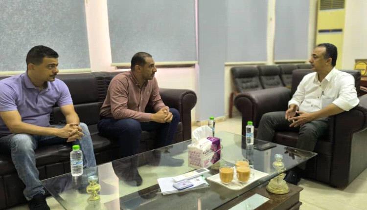 الشعبي يناقش مع ممثلي اليونبس مشروع تقييم الأضرارواحتياجات القطاع الصحي بعدن