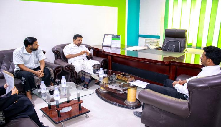 مناقشة سبل التعاون المشترك بين مؤسسة نهد التنموية و مؤسسة سدن للثلاسيميا و أمراض الدم الوراثية بالمكلا 