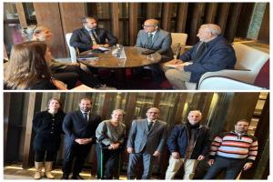 وزير الصحة يناقش مع سفيرة هولندا لدى بلادنا تعزيز التعاون الصحي 