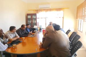 وكيل وزارة الزراعة والاسماك يلتقي ممثل مشروع الفاو في سقطرى ويناقش معه آليات تسريع تنفيذ المشاريع