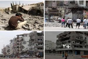 المسافة الفاصلة بين منزلنا و معسكر(بدر)أقل من خمسين متر..