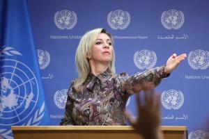 زاخاروفا: روسيا تدين التدخل الأجنبي التخريبي في العمليات السياسية الداخلية لإيران