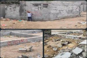 من بينها بناء عشوائي طال أرض المؤسسة الاقتصادية.. استمرار وحدة الأراضي وعوائق البريقة بإزالة البناء المستحدث 
