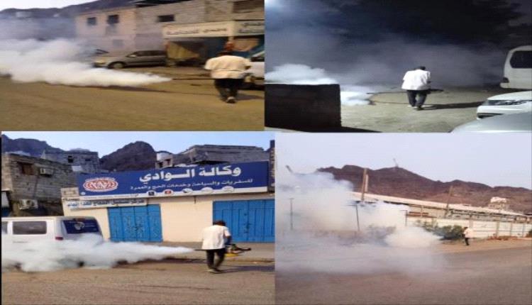 اطلاق حملة رش ضبابي لمكافحة الحشرات الناقلة للأمراض في منطقة القلوعة

