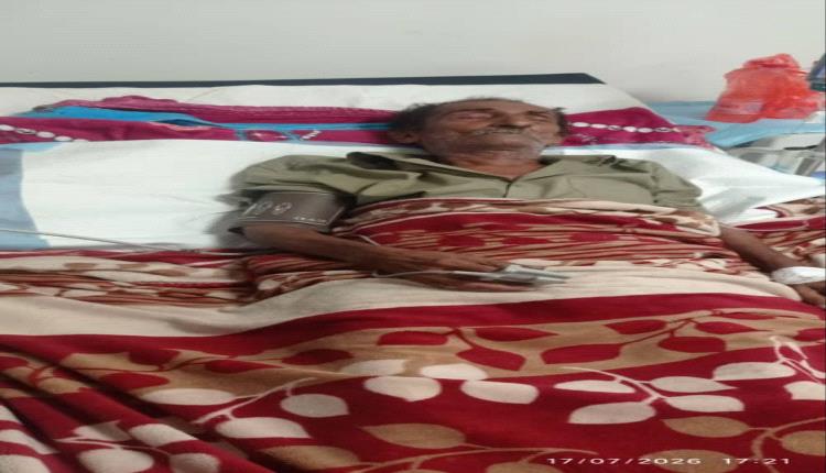 " نقل المنولجست القدير / محمد علي كعدل إلى غرفة العناية المركزة بمستشفى الصداقة بعدن