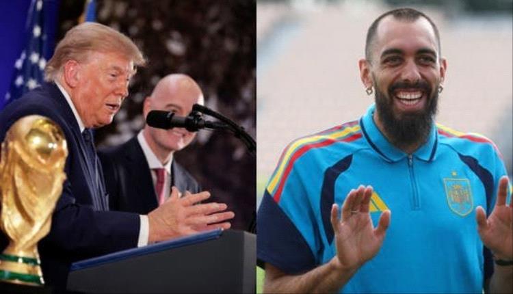 إغليزياس مهاجم إسبانيا يتمنى مصافحة ترامب 