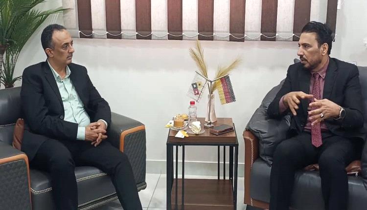 مدير عام صحة عدن يزور الجامعة الالمانية الدولية ومستشفى عدن الإلماني الدولي
