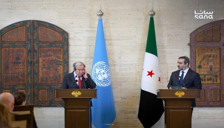 الشيباني يطالب بانسحاب إسرائيلي كامل من الأراضي السورية