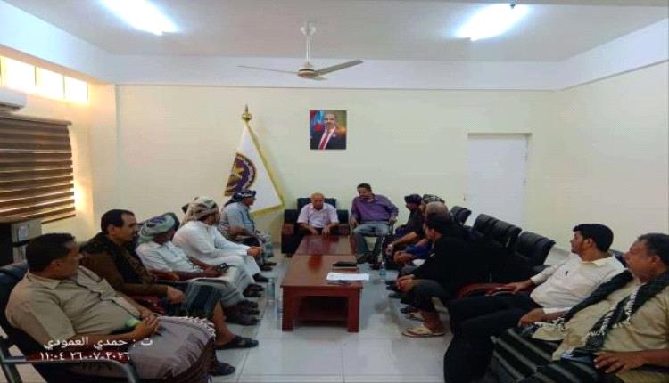 القائم بأعمال رئيس مجلس المستشارين يلتقي قيادة الاتحاد العام لقبائل الجنوب العربي