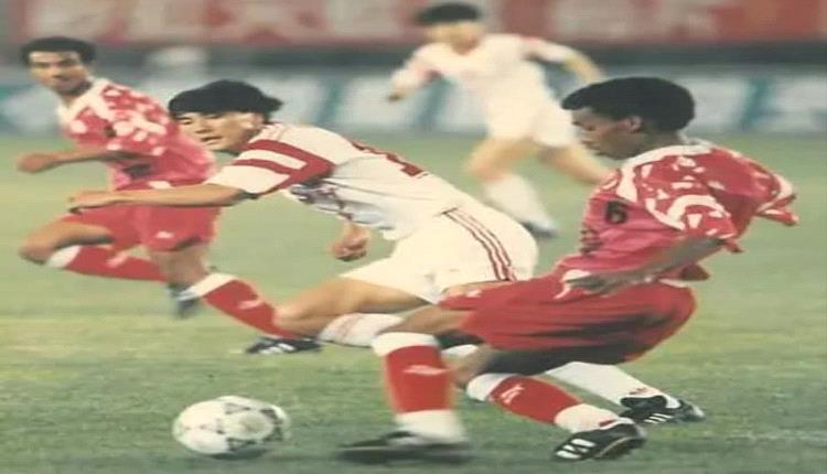 صورة من مشاركة منتخبنا الوطني الأول في تصفيات كأس العالم 1994 أمريكا 